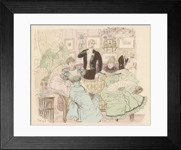Framed Print : SOCIAL  /  UK  /  ARIST  /  1890