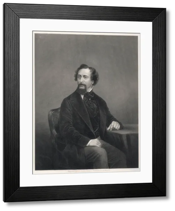 Framed Print : Charles Dickens (Mayall) Framed Print : Charles Dickens (Mayall)