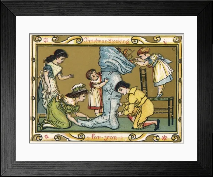 Framed Print : Giant Stocking Framed Print : Giant Stocking