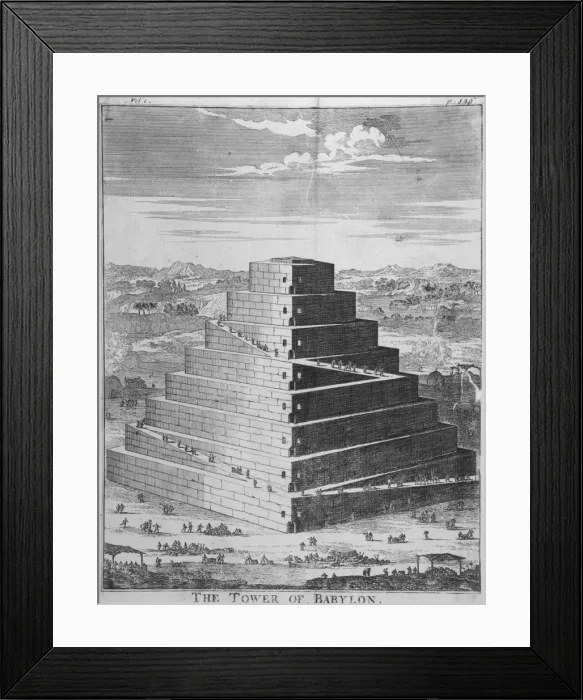 Framed Print : Babel / Calmet Framed Print : Babel / Calmet