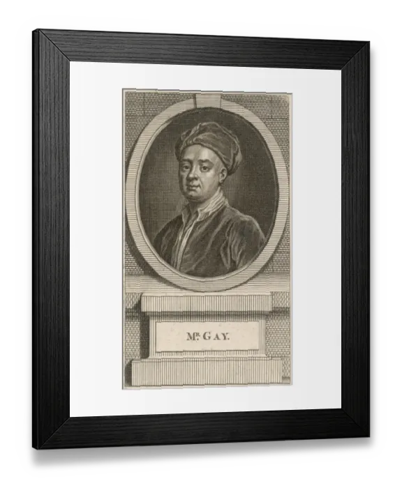 Framed Print : John Gay / Writer Framed Print : John Gay / Writer