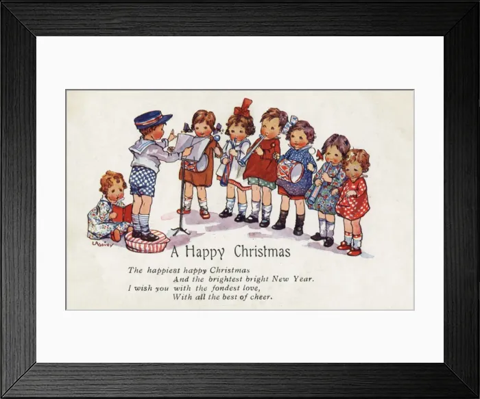 Framed Print : Musical Greeting Framed Print : Musical Greeting