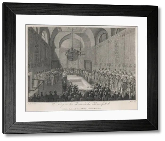 Framed Print : George Iii / Parliament Framed Print : George Iii / Parliament