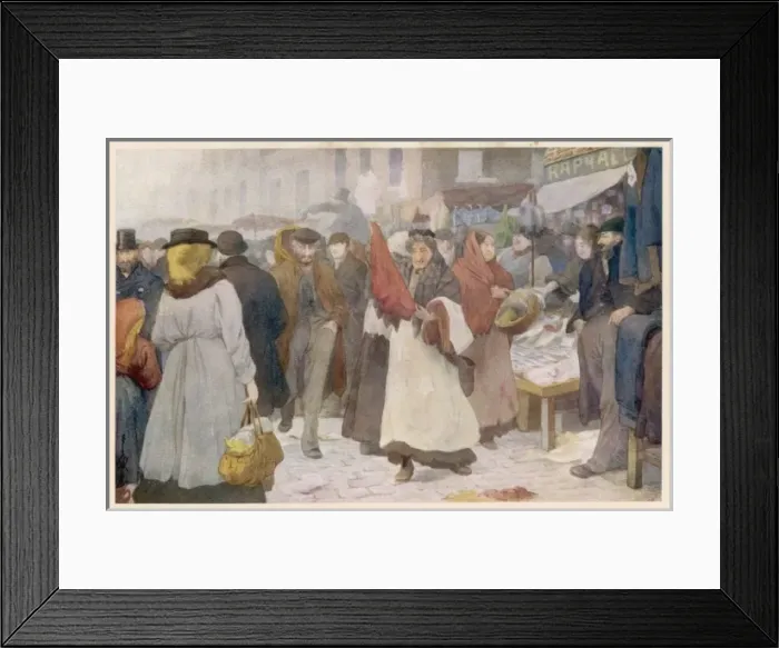 Framed Print : Social / Petticoat Lane Framed Print : Social / Petticoat Lane