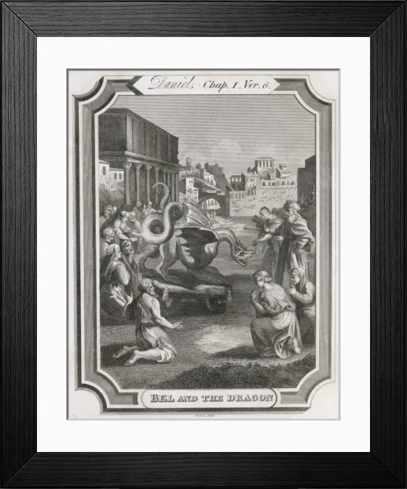 Framed Print : Babylonian Dragon Framed Print : Babylonian Dragon