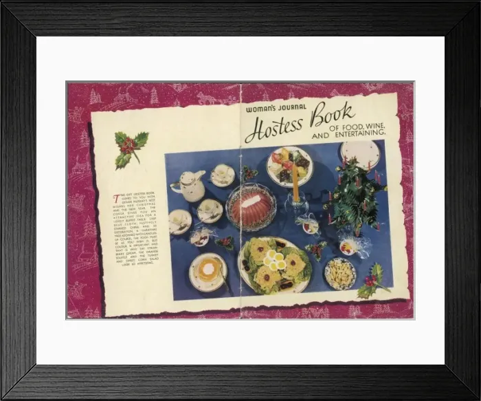 Framed Print : Christmas Fayre 1930S Framed Print : Christmas Fayre 1930S
