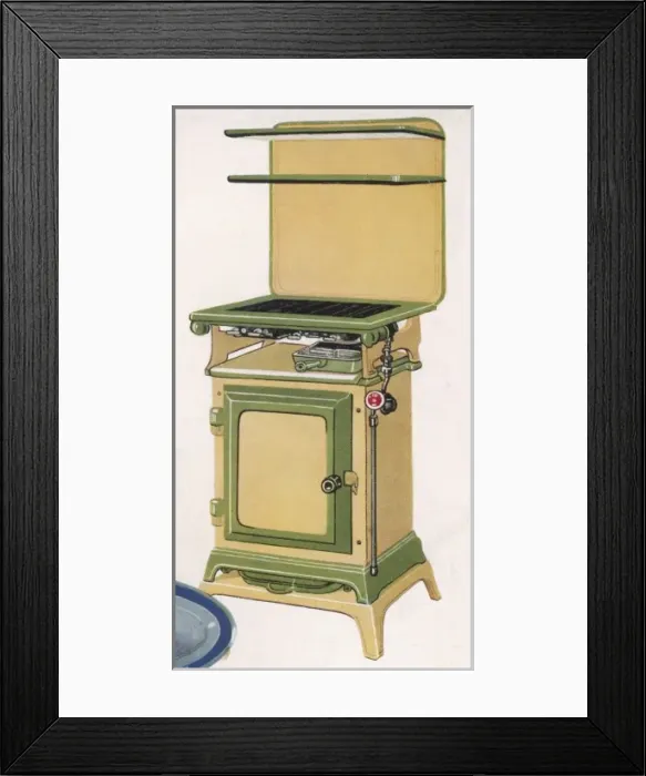 Framed Print : Cooker with Regulo Controls Framed Print : Cooker with Regulo Controls