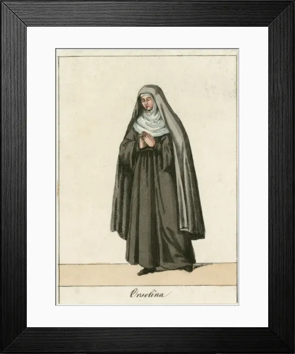 Framed Print : URSULINA Nun of the order of Saint Ursula Framed Print : URSULINA Nun of the order of Saint Ursula