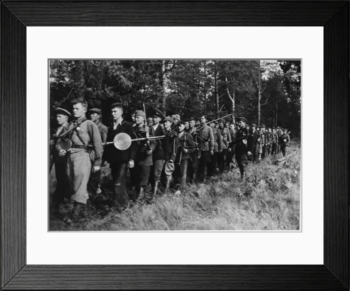 Framed Print : Partisans, Byelorussia Framed Print : Partisans, Byelorussia