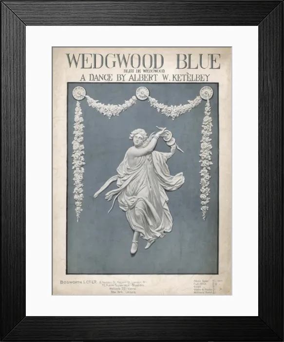 Framed Print : Wedgwood / Music Cover Framed Print : Wedgwood / Music Cover