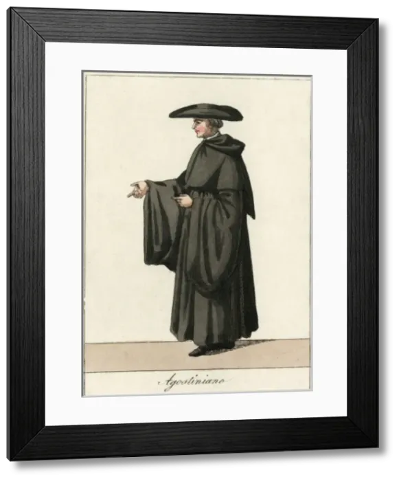 Framed Print : Agostiniano Monk Framed Print : Agostiniano Monk