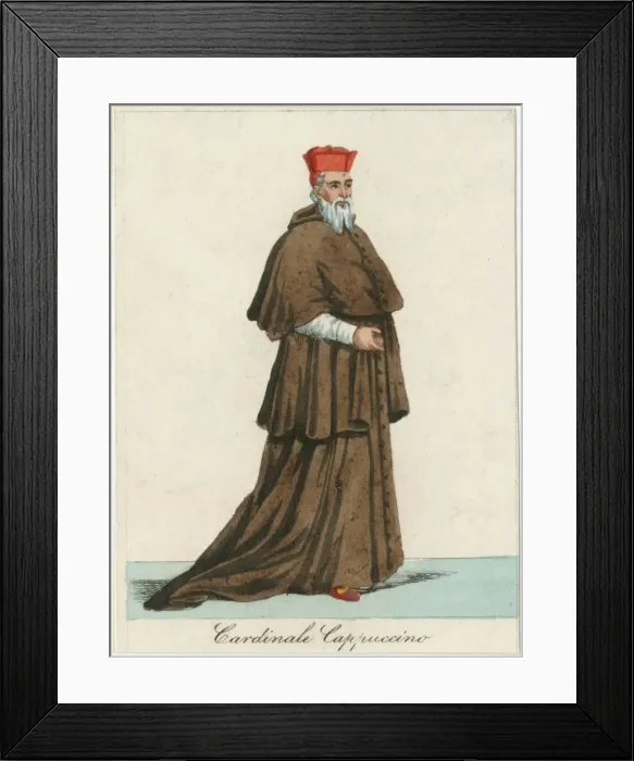 Framed Print : Capuchin Cardinal Framed Print : Capuchin Cardinal