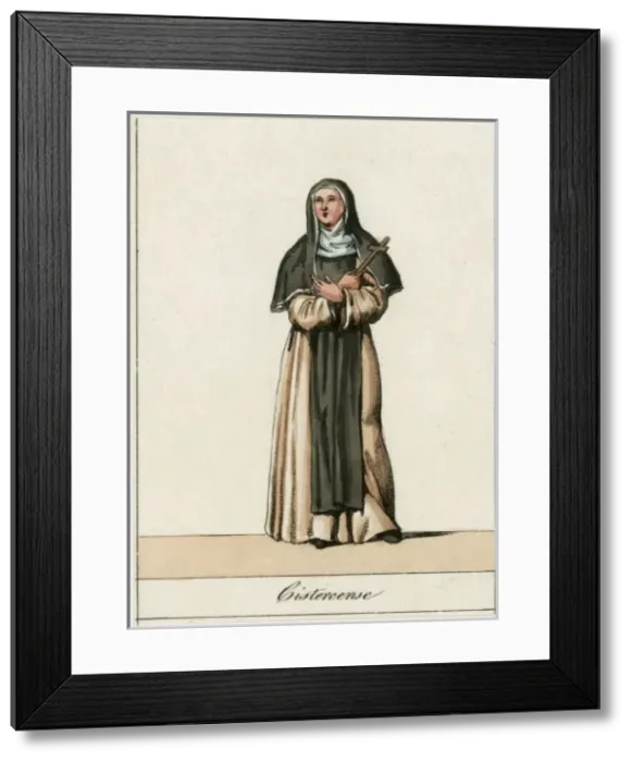Framed Print : Cistercian Nun Framed Print : Cistercian Nun