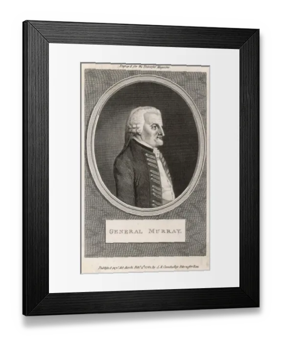 Framed Print : General James Murray Framed Print : General James Murray