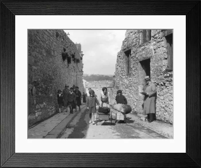 Framed Print : Plymouth Street 1930S Framed Print : Plymouth Street 1930S