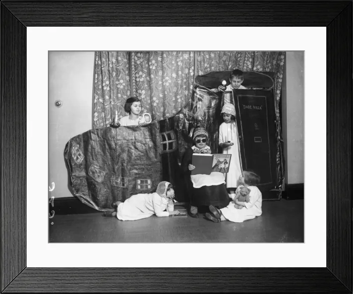 Framed Print : School Play 1930S Framed Print : School Play 1930S