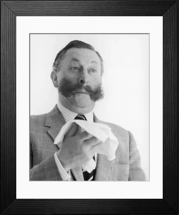 Framed Print : A Man about to Sneeze Framed Print : A Man about to Sneeze