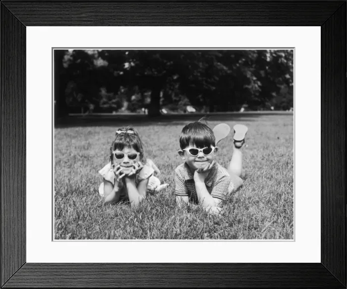 Framed Print : Children in the Park
