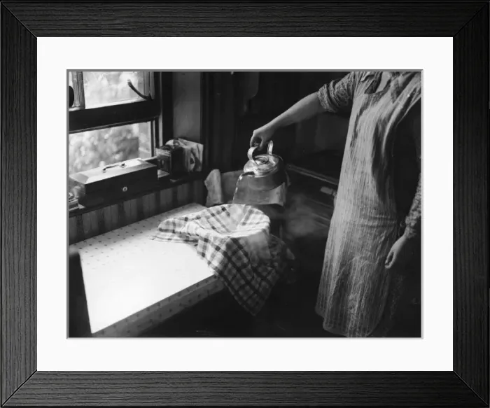Framed Print : Removing Stains Framed Print : Removing Stains