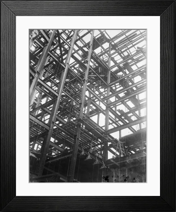 Framed Print : Steel Girders Framed Print : Steel Girders