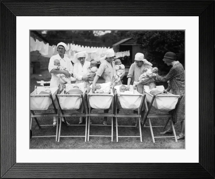 Framed Print : Adoption Society Babies Framed Print : Adoption Society Babies