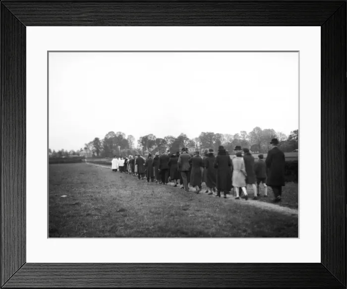 Framed Print : Rogation Procession Framed Print : Rogation Procession