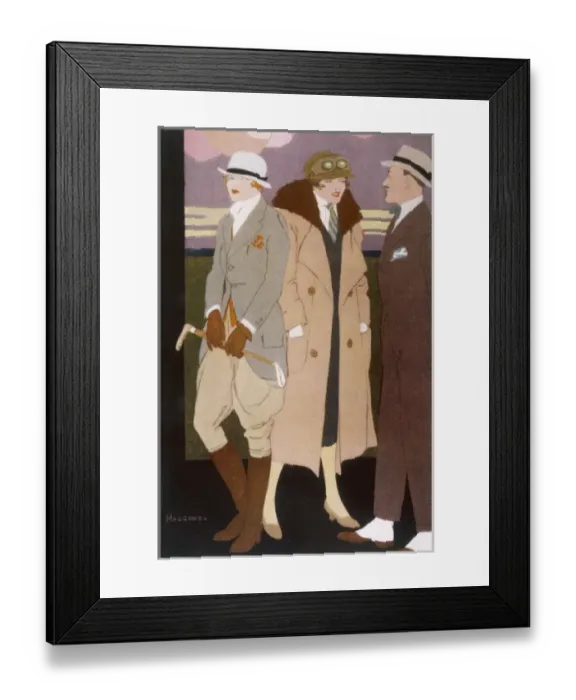 Framed Print : Sporting Women 1919 Framed Print : Sporting Women 1919