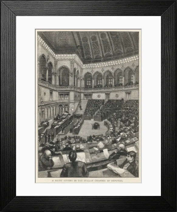Framed Print : Chamber of Deputies / Rome Framed Print : Chamber of Deputies / Rome