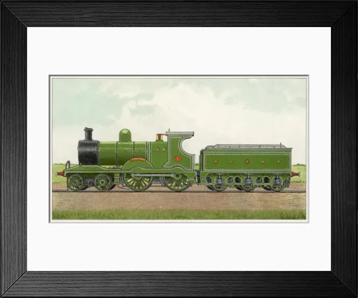 Framed Print : Midland and Gw Loco Framed Print : Midland and Gw Loco