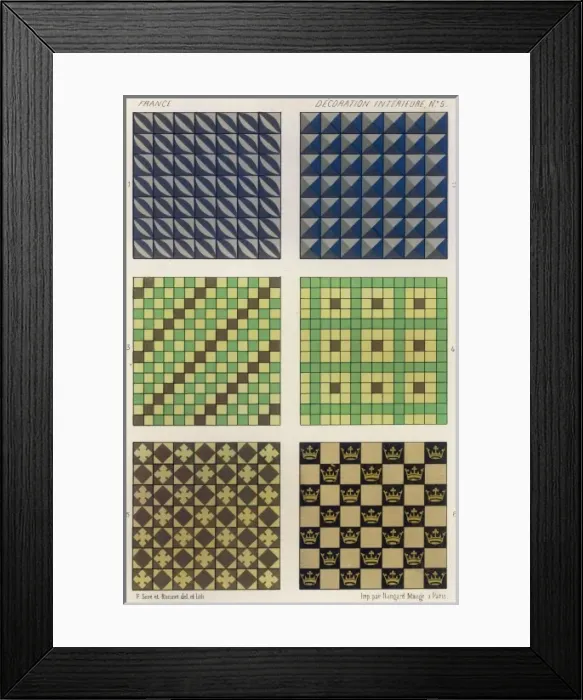 Framed Print : Floor Ceramics (C14) Framed Print : Floor Ceramics (C14)