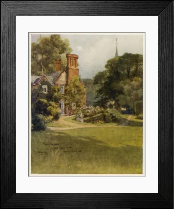 Framed Print : Kebles Vicarage / Hursley Framed Print : Kebles Vicarage / Hursley