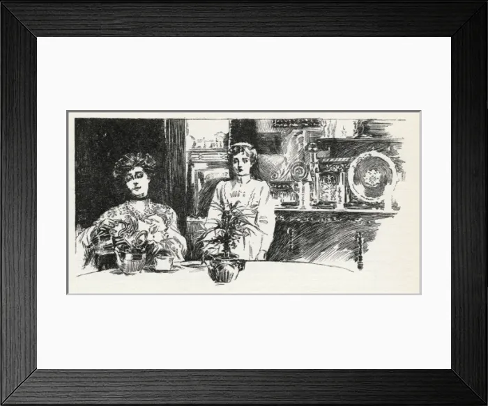 Framed Print : Housemaid Hovering Framed Print : Housemaid Hovering
