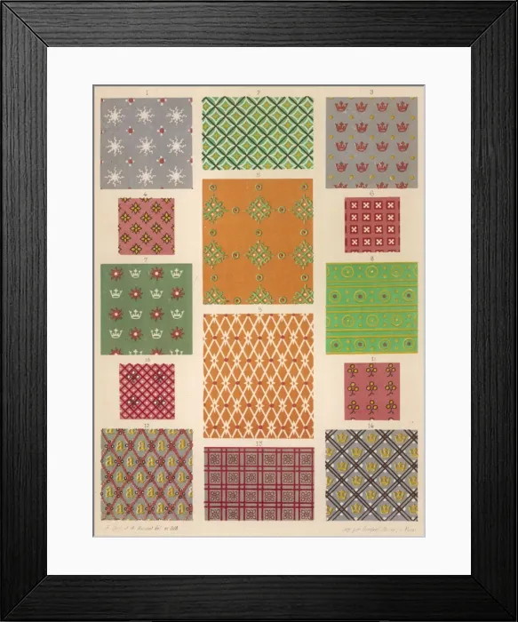 Framed Print : TEXTILES (C13-C14) Framed Print : TEXTILES (C13-C14)