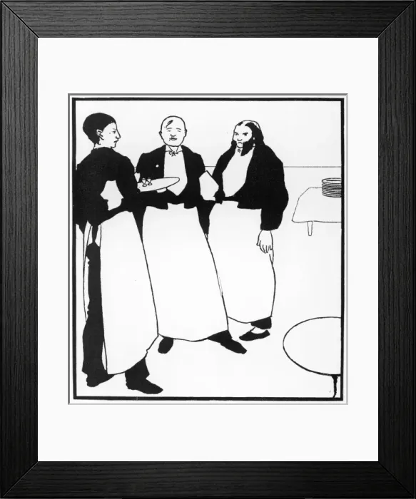 Framed Print : Garcons De Cafe 1894 Framed Print : Garcons De Cafe 1894