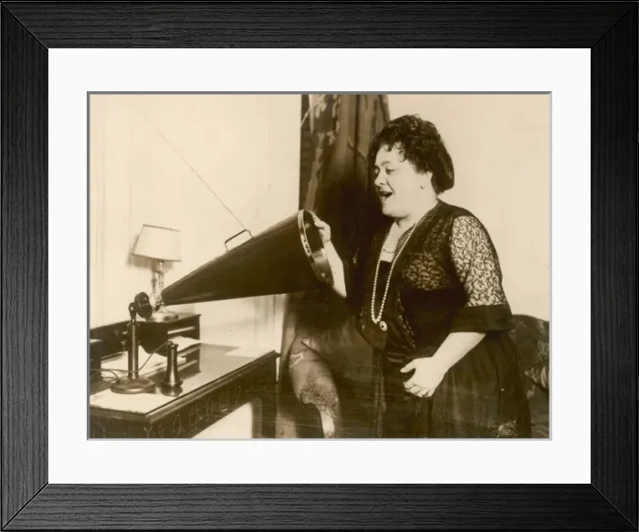 Framed Print : Tetrazzini Recording Framed Print : Tetrazzini Recording