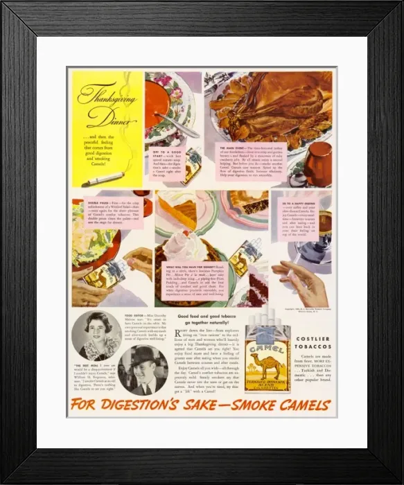 Framed Print : Thanksgiving Cigarettes Framed Print : Thanksgiving Cigarettes
