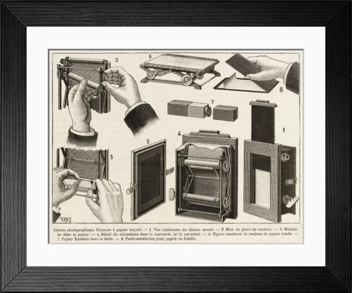Framed Print : Eastman Camera / 1887 Framed Print : Eastman Camera / 1887