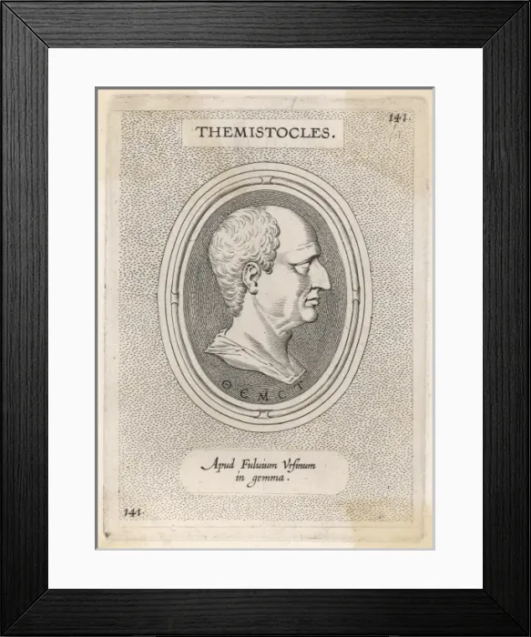 Framed Print : Themistocles Head Framed Print : Themistocles Head