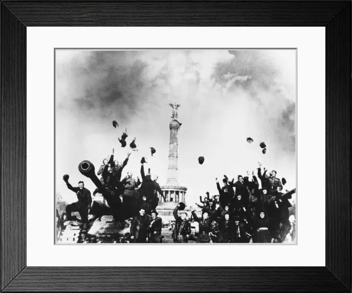 Framed Print : Soviets in Berlin Framed Print : Soviets in Berlin