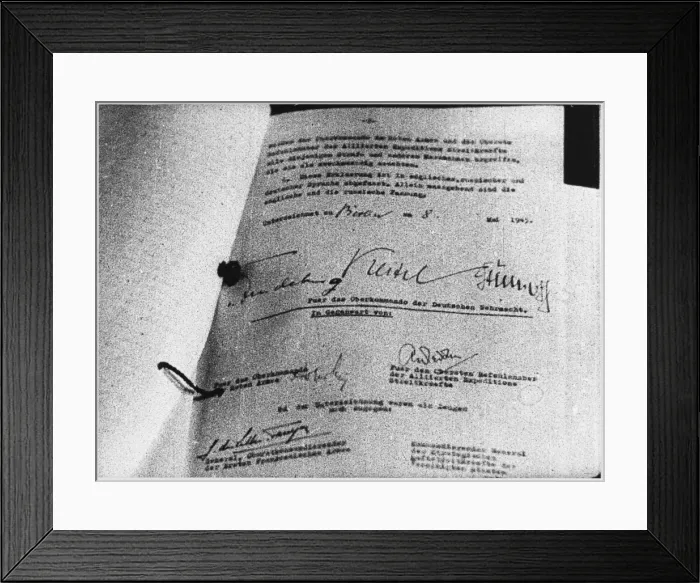 Framed Print : Germany Capitulates Framed Print : Germany Capitulates