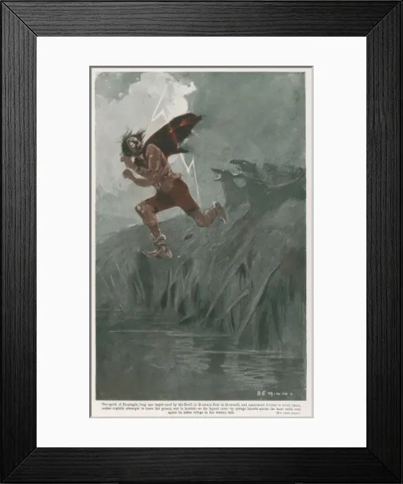 Framed Print : Tregeagles Ghost Framed Print : Tregeagles Ghost