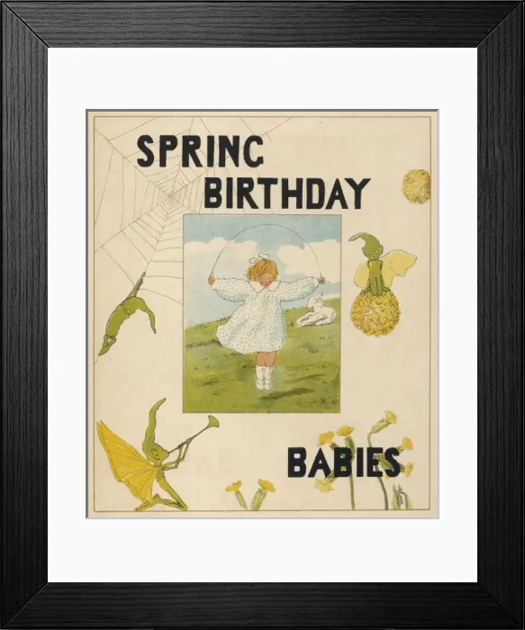 Framed Print : Spring Birthdays Framed Print : Spring Birthdays