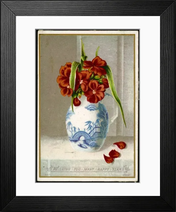 Framed Print : Flowers in Vase Framed Print : Flowers in Vase