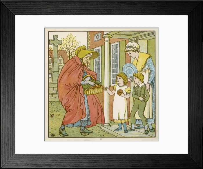 Framed Print : Selling Hot Cross Buns Framed Print : Selling Hot Cross Buns