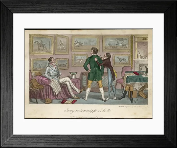 Framed Print : Cruikshank / Regent Street Framed Print : Cruikshank / Regent Street