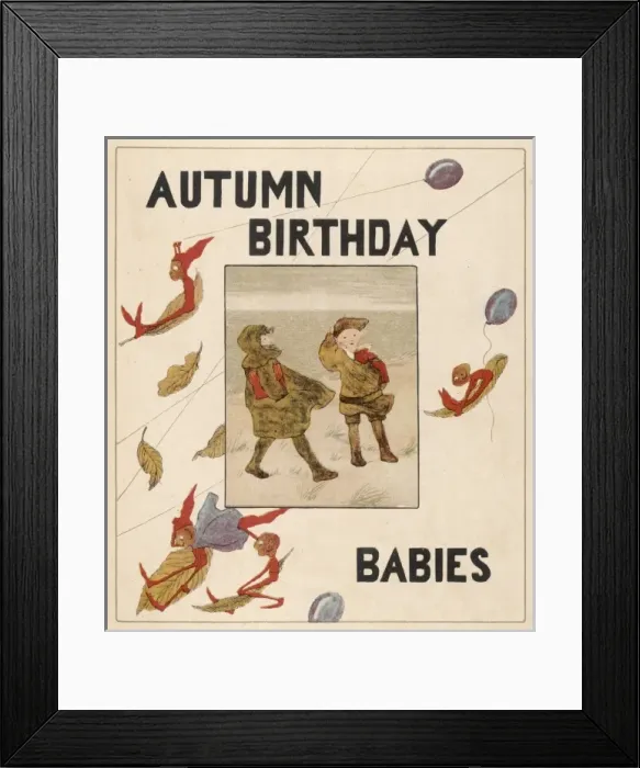 Framed Print : Autumn Birthdays Framed Print : Autumn Birthdays