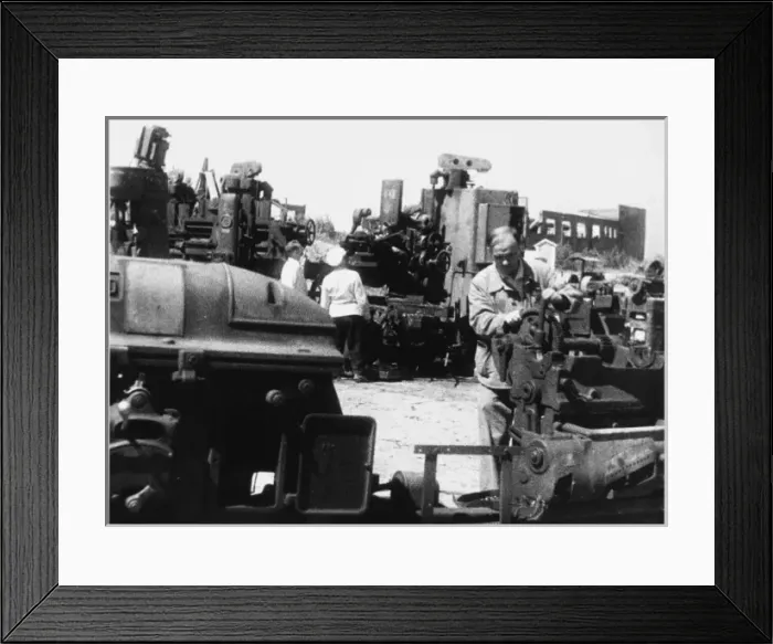 Framed Print : Factory Moves East