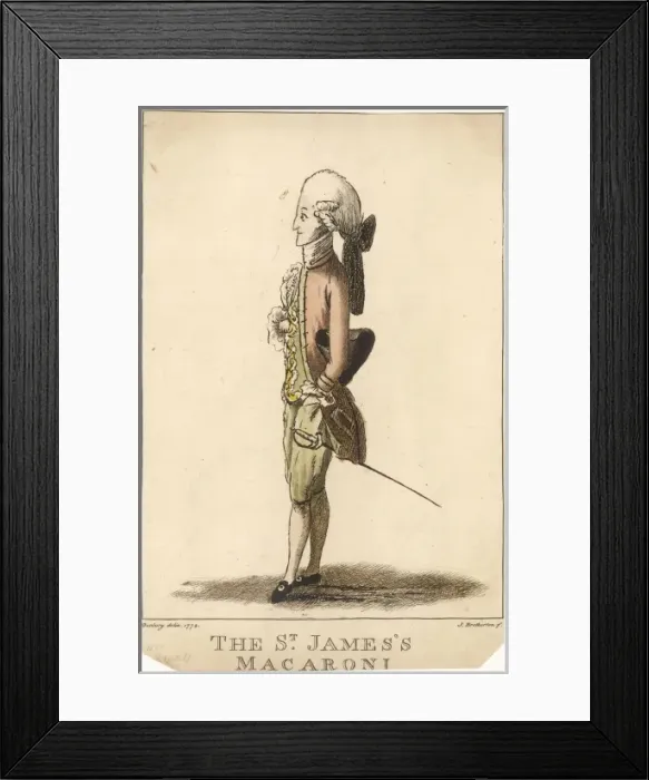 Framed Print : St Jamess Macaroni / Col Framed Print : St Jamess Macaroni / Col