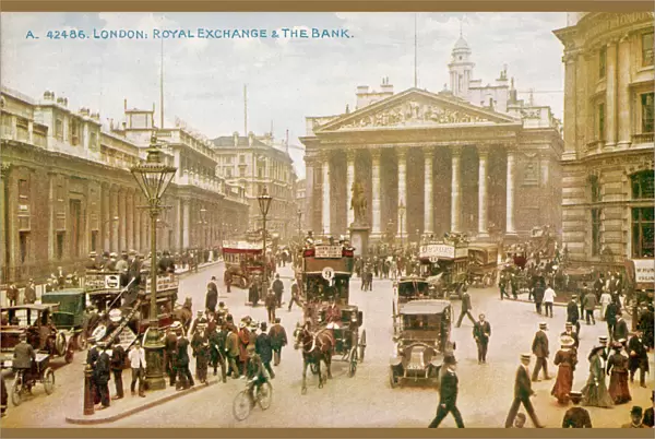 Royal Exchange  /  Postcard