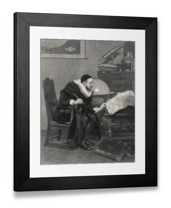 Framed Print : Astrologer at Work Framed Print : Astrologer at Work
